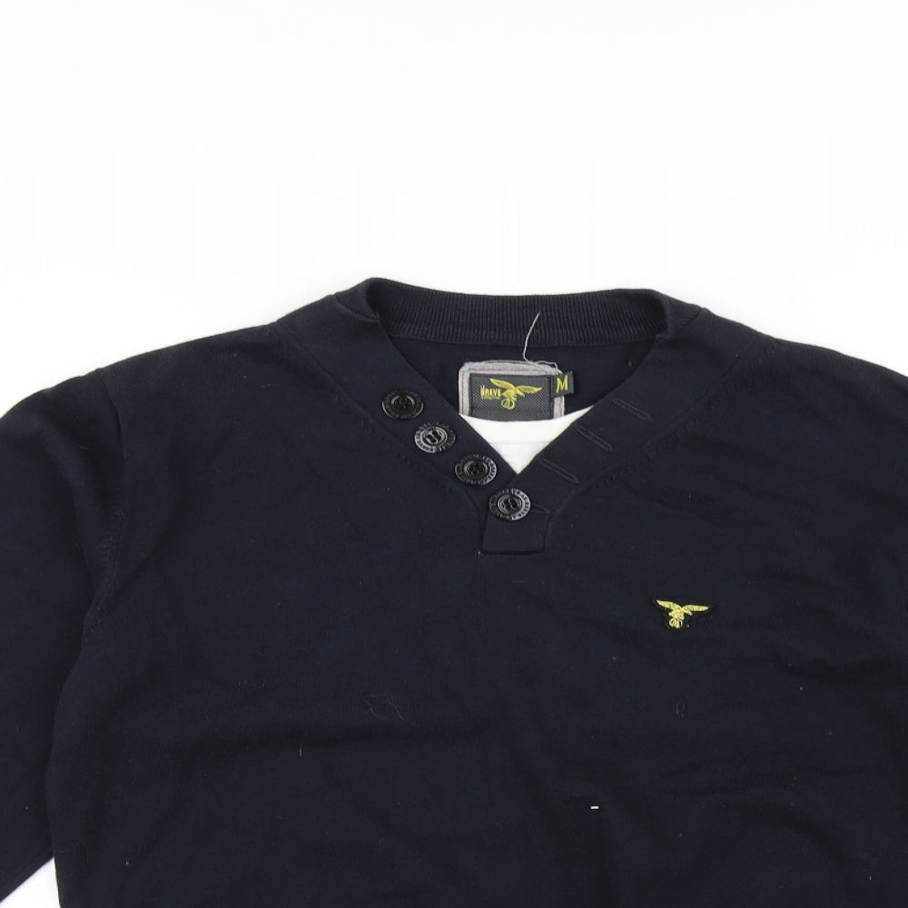 Le Breve Mens Blue   Pullover Jumper Size M