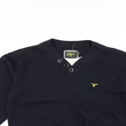 Le Breve Mens Blue   Pullover Jumper Size M