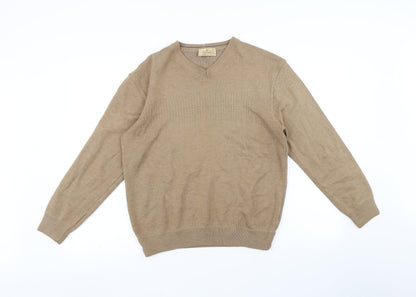 Womens UK Size M Marks and Spencer Brown Pullover Jumper