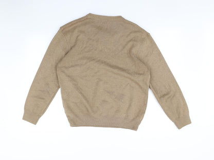 Womens UK Size M Marks and Spencer Brown Pullover Jumper