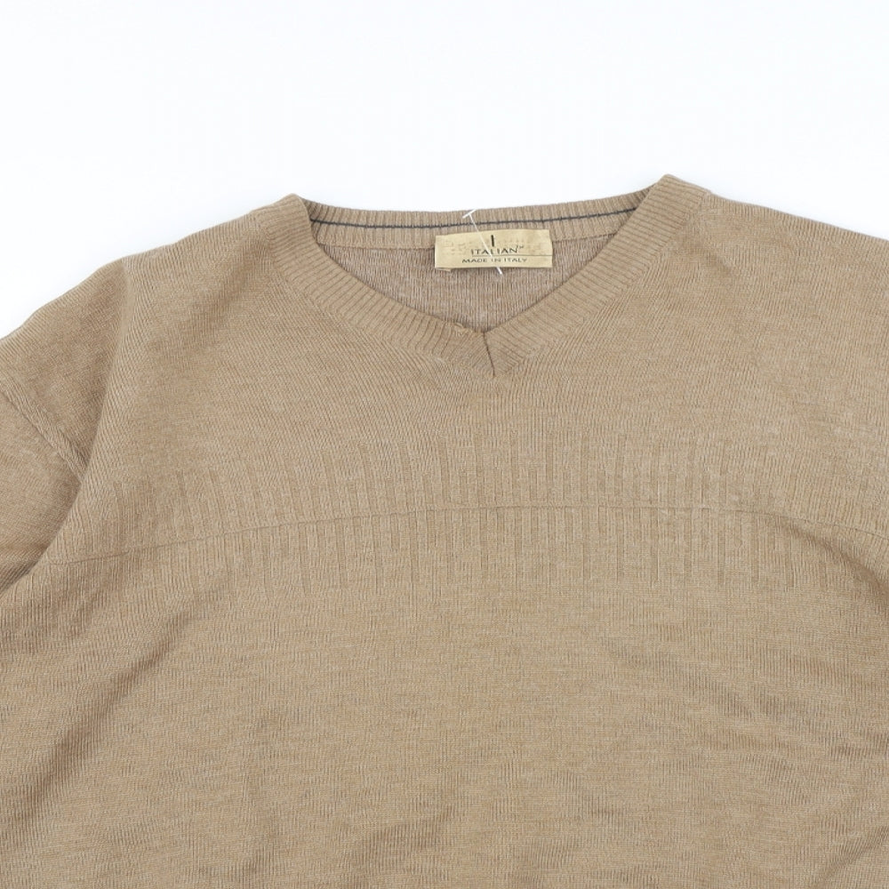 Womens UK Size M Marks and Spencer Brown Pullover Jumper