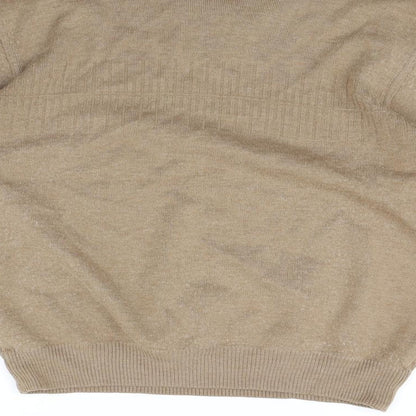 Womens UK Size M Marks and Spencer Brown Pullover Jumper