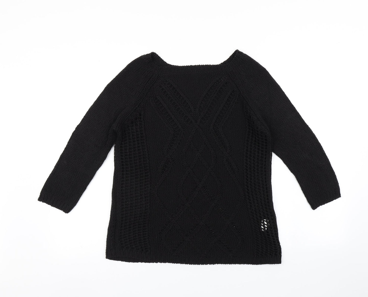Womens UK Size 10 Atmosphere Black Pullover Jumper