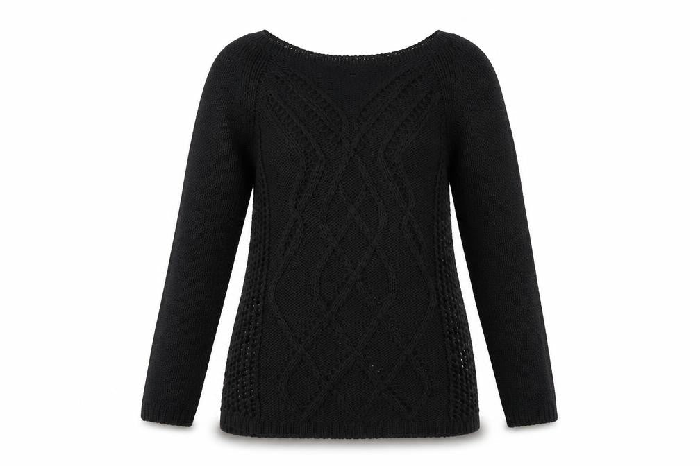 Womens UK Size 10 Atmosphere Black Pullover Jumper
