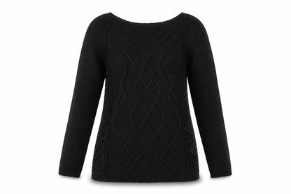 Womens UK Size 10 Atmosphere Black Pullover Jumper