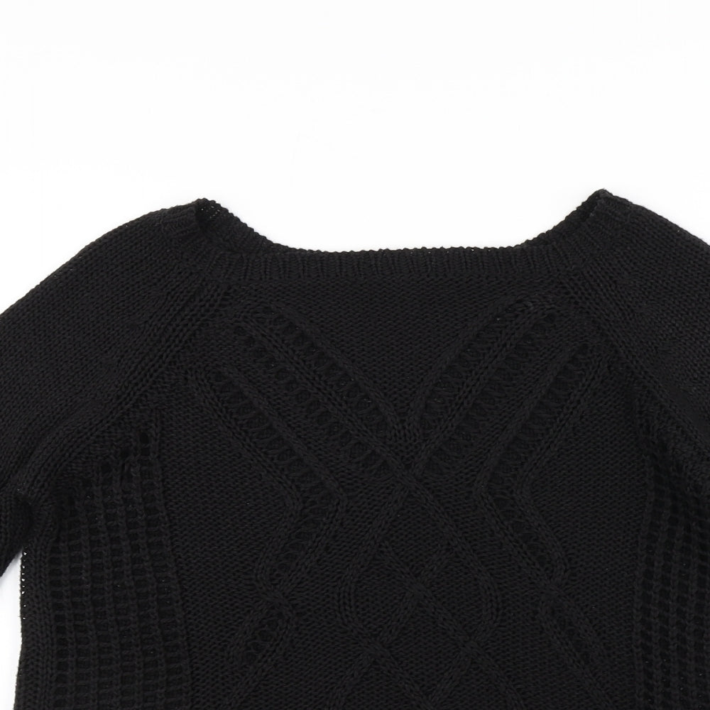 Womens UK Size 10 Atmosphere Black Pullover Jumper