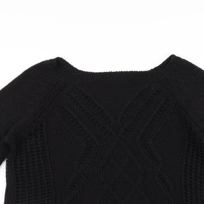 Womens UK Size 10 Atmosphere Black Pullover Jumper