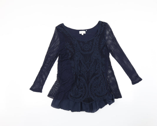 Apricot Womens Blue   Pullover Jumper Size S