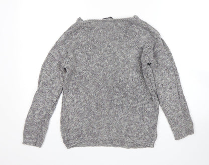 Womens UK Size 8 M&S Grey Pullover Jumper