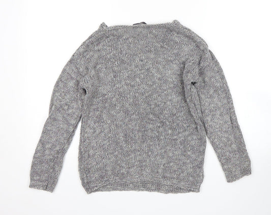 Womens UK Size 8 M&S Grey Pullover Jumper