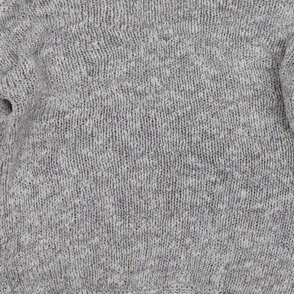 Womens UK Size 8 M&S Grey Pullover Jumper
