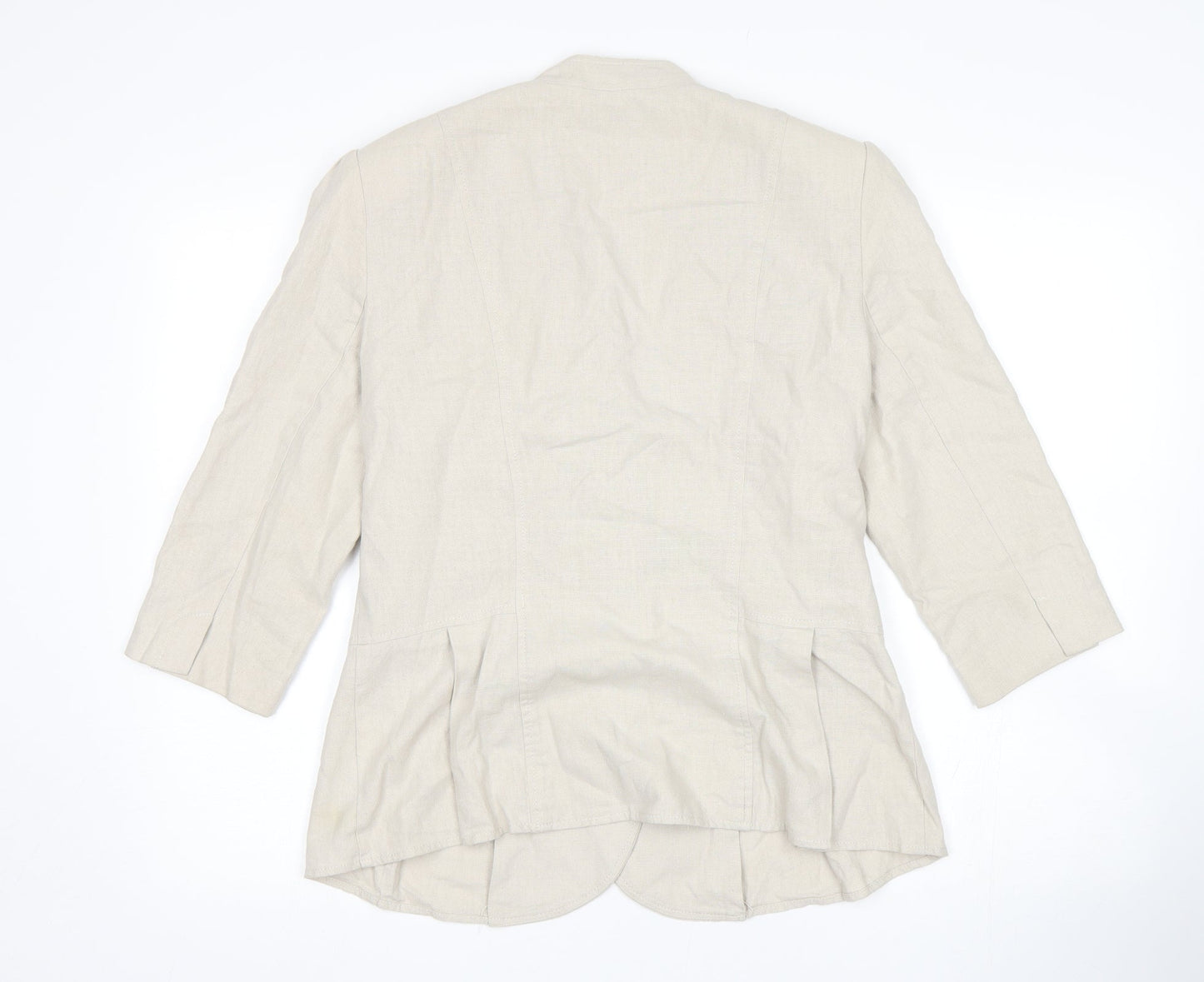 Soon Womens Beige   Jacket Blazer Size 14