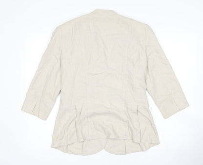 Soon Womens Beige   Jacket Blazer Size 14