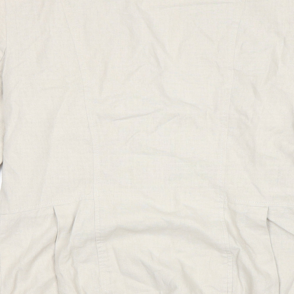 Soon Womens Beige   Jacket Blazer Size 14