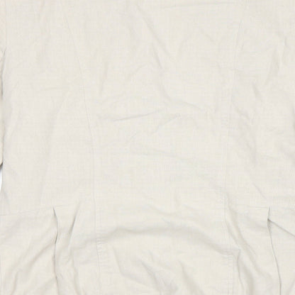 Soon Womens Beige   Jacket Blazer Size 14