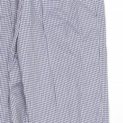 Alexandria Womens Blue Check  Trousers  Size 14 L28 in