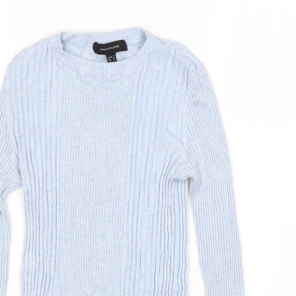 Womens UK Size 10 Atmosphere Blue Pullover Jumper