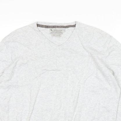 TU Mens Grey   Pullover Sweatshirt Size S