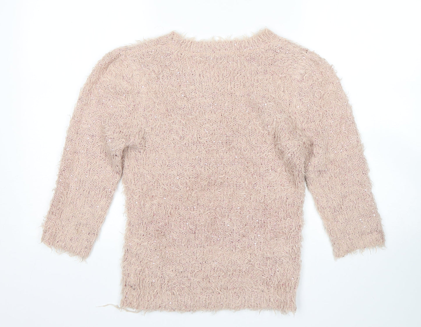 Womens UK Size 12 Heart &  Soul Pink Pullover Jumper