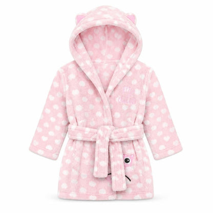 Peacocks Girls Pink Polka Dot   Gown Size 6-9 Months