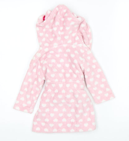 Peacocks Girls Pink Polka Dot   Gown Size 6-9 Months