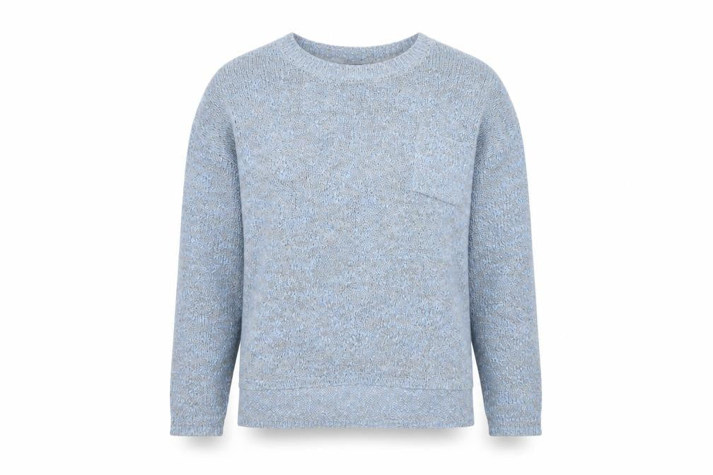 Natura Womens Blue   Pullover Jumper Size M