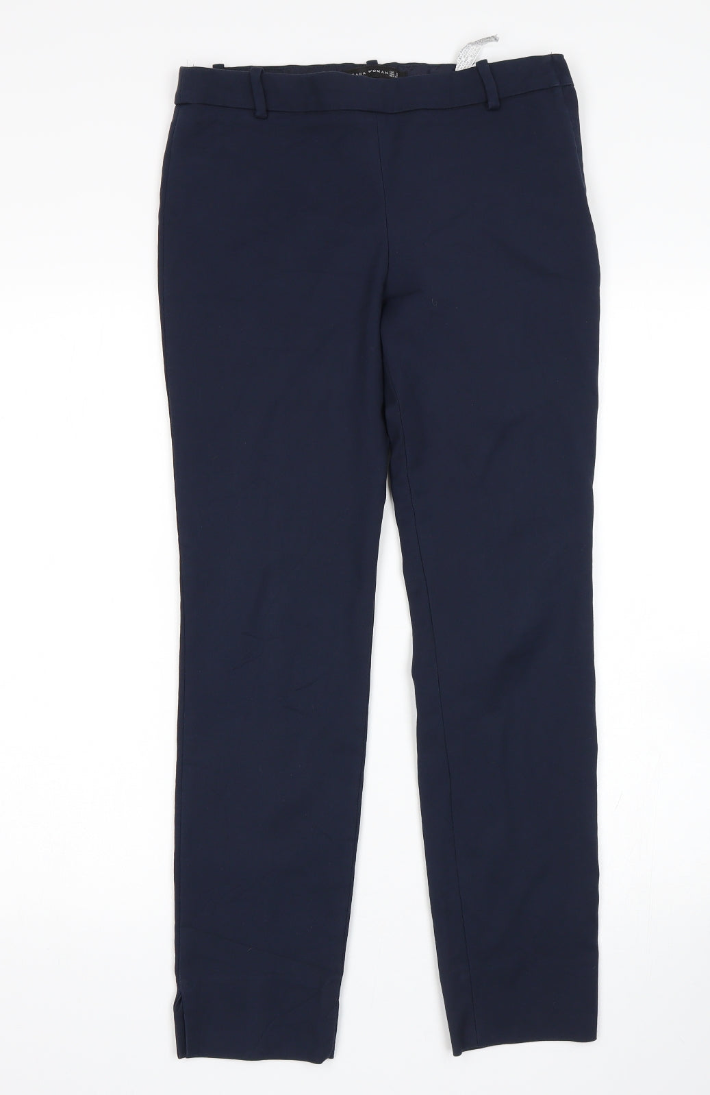 Womens UK Size S Zara Regular Fit  Blue Trousers