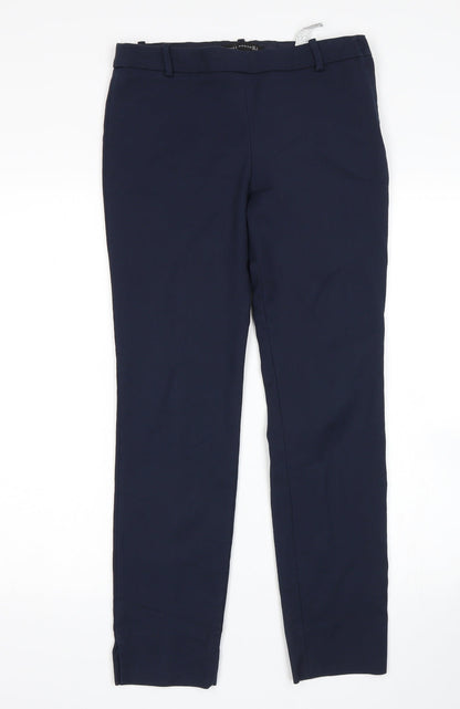 Womens UK Size S Zara Regular Fit  Blue Trousers