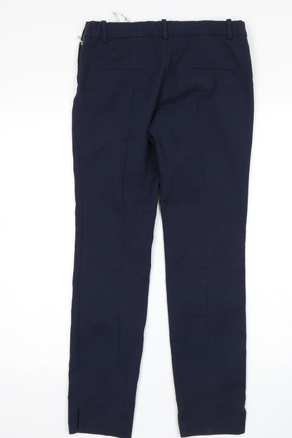Womens UK Size S Zara Regular Fit  Blue Trousers