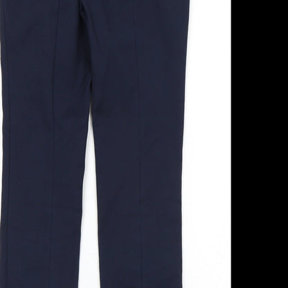 Womens UK Size S Zara Regular Fit  Blue Trousers