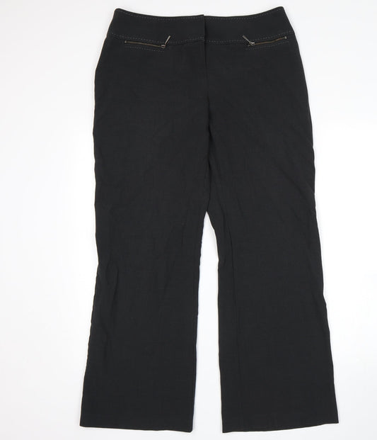 Womens UK Size 14 M&S Regular Fit  Grey Trousers