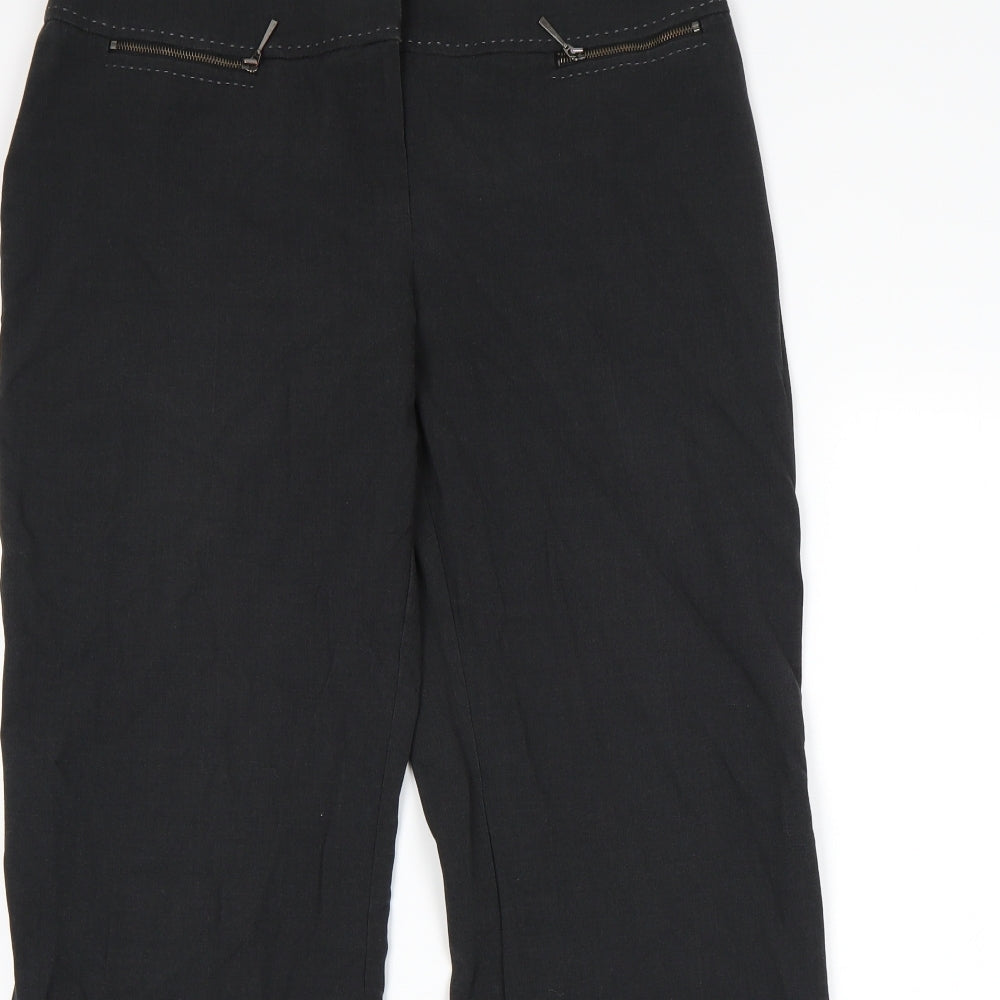 Womens UK Size 14 M&S Regular Fit  Grey Trousers