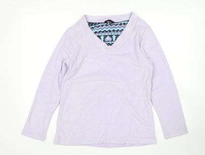 Fabulous Womens Purple   Top Pyjama Top Size 6