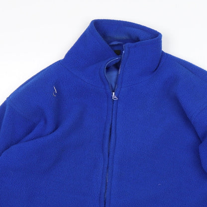 Mens UK Size S Preworn Blue Full Zip Sweatshirt