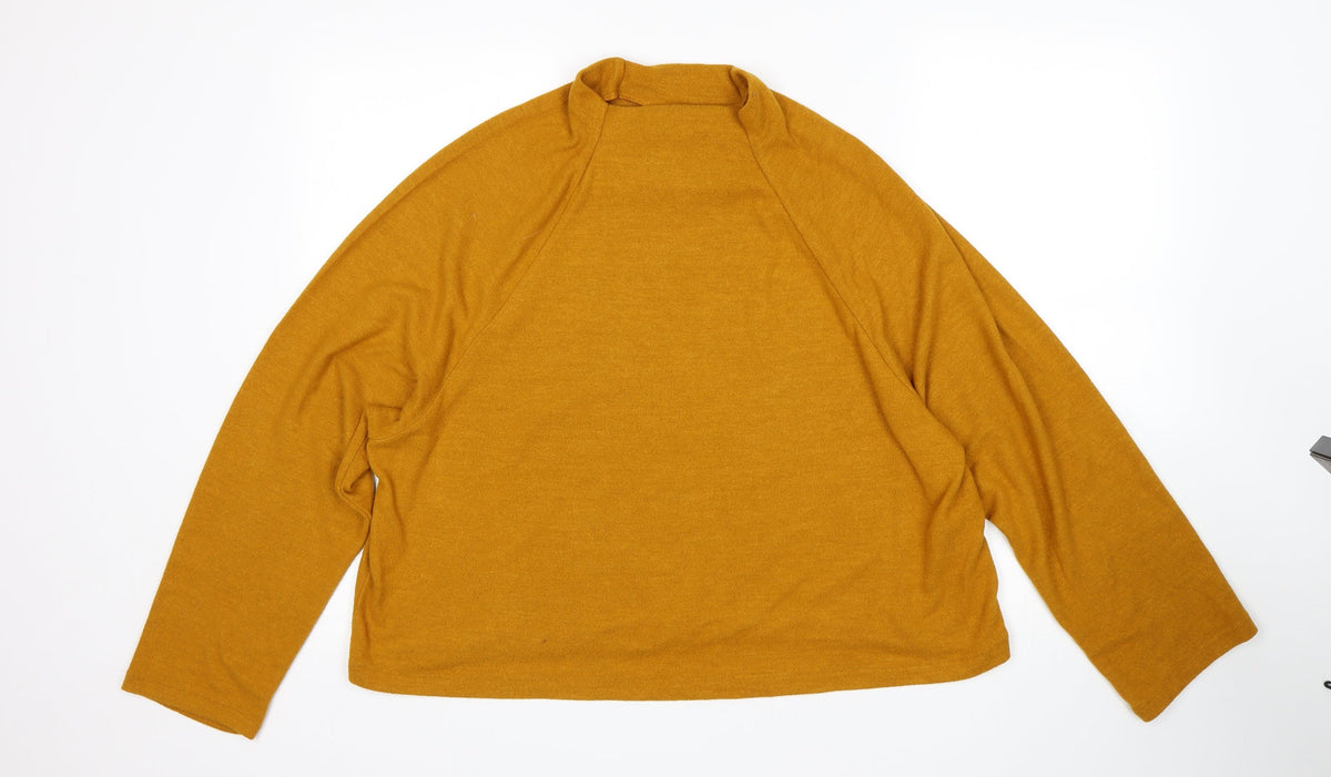 Womens UK Size L H&M Yellow Pullover Jumper