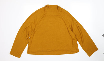 Womens UK Size L H&M Yellow Pullover Jumper
