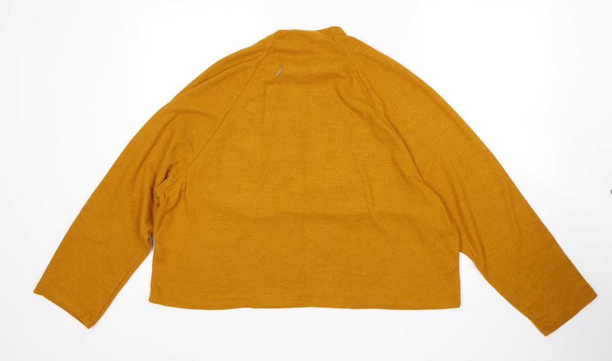 Womens UK Size L H&M Yellow Pullover Jumper