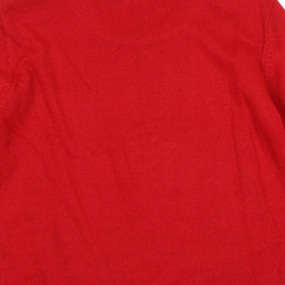 Womens UK Size S Roman Red Pullover Jumper