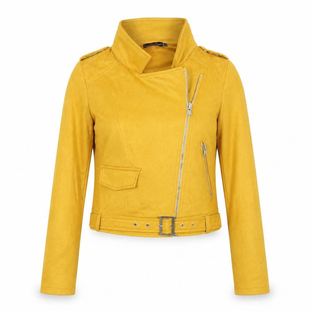 Womens UK Size 6 PRETTYLITTLETHING Yellow Bomber Jacket