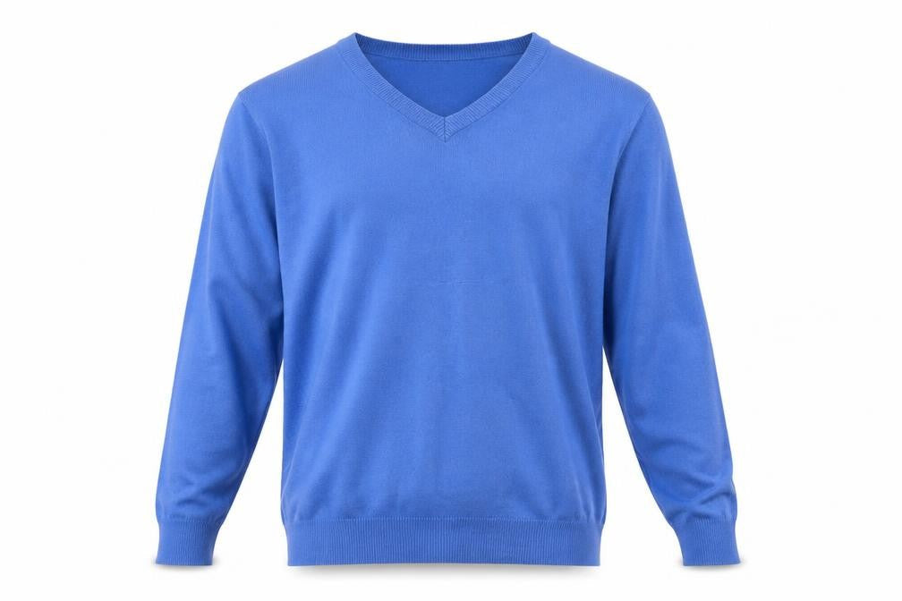 Mens UK Size L Avenue Blue Pullover Jumper