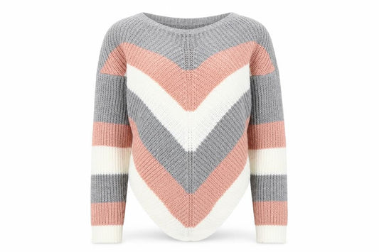 Womens UK Size M Select Multicoloured Pullover Jumper