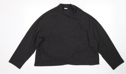Additional front view of H&M women’s grey jumper, size L