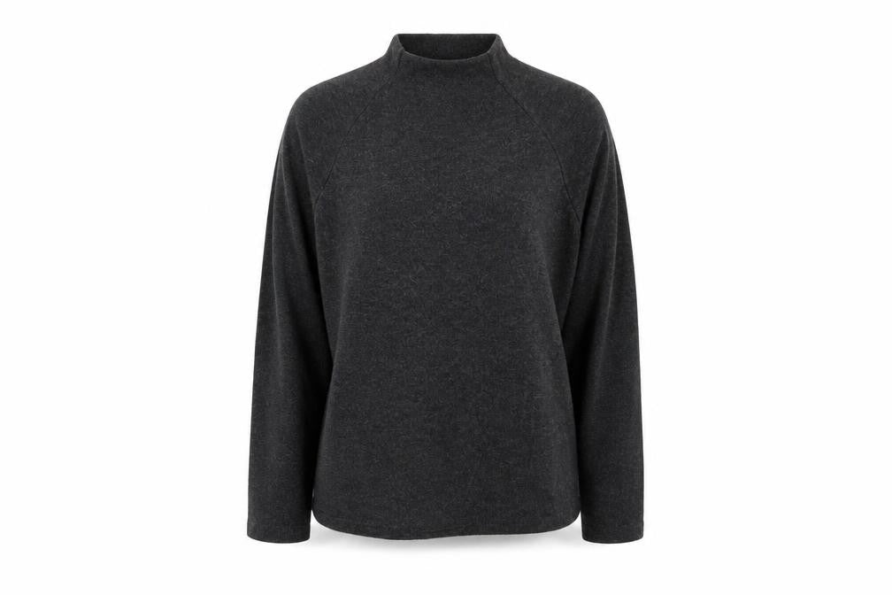 Front view of H&M women’s grey jumper, size L