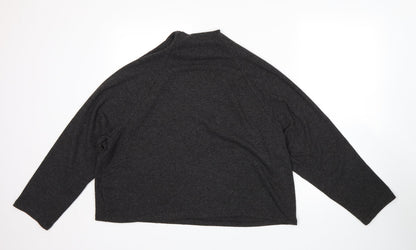 Back view of H&M women’s grey jumper, size L