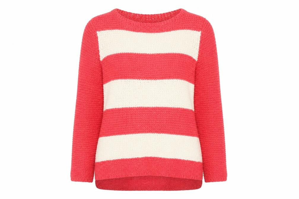 Chicos Womens Multicoloured Striped  Pullover Jumper Size XS