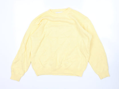 Complimentds Womens Yellow   Pullover Jumper Size L