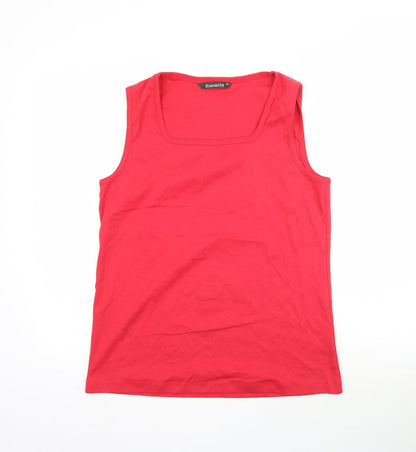 Bonmarché Womens Red   Basic Tank Size M