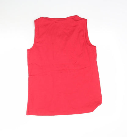 Bonmarché Womens Red   Basic Tank Size M