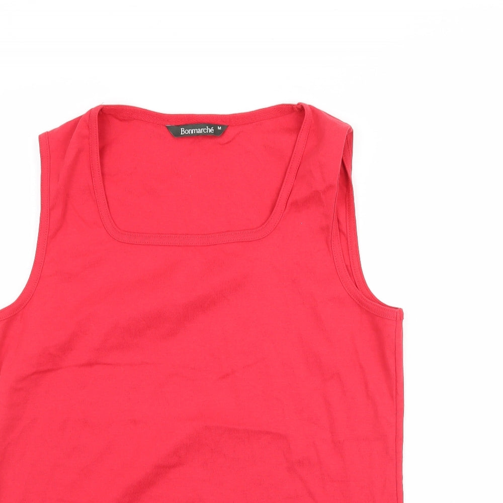 Bonmarché Womens Red   Basic Tank Size M