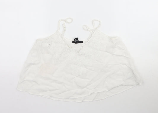 FOREVER 21 Womens White   Camisole Blouse Size S